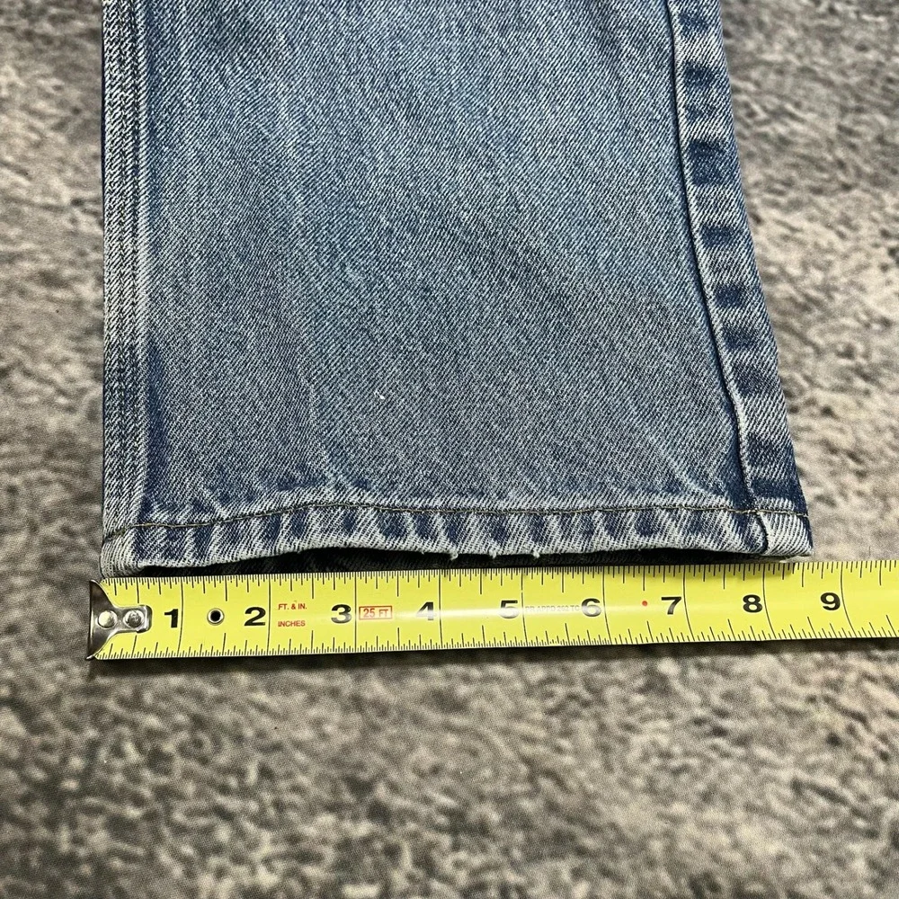 Carhartt Jeans Mens 34x30 Blue Faded Straight Traditional Fit‎ B480 DVB